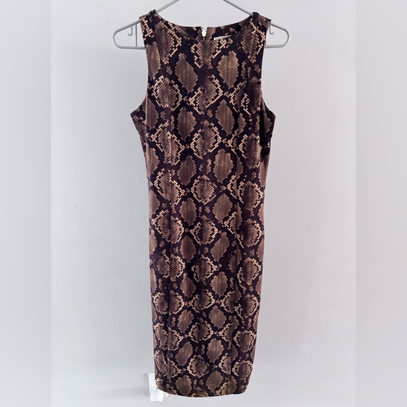 Michael Kors Dresses & Skirts - Snake Print Sleeveless Dress